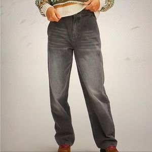 NWT women jeans size 31 black wash wide leg by Basin and Range